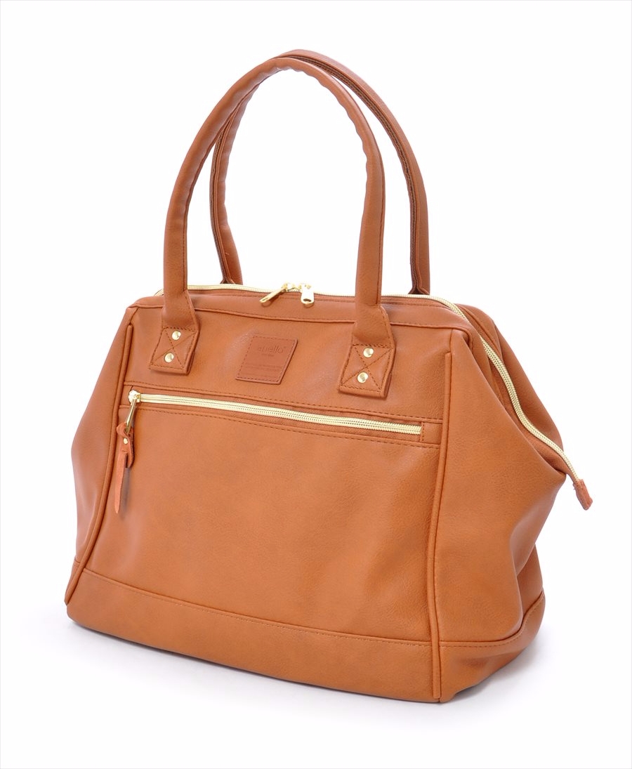 Faux Leather Hinged Clasp Boston Bag｜PRODUCTS｜anello® OFFICIAL SITE
