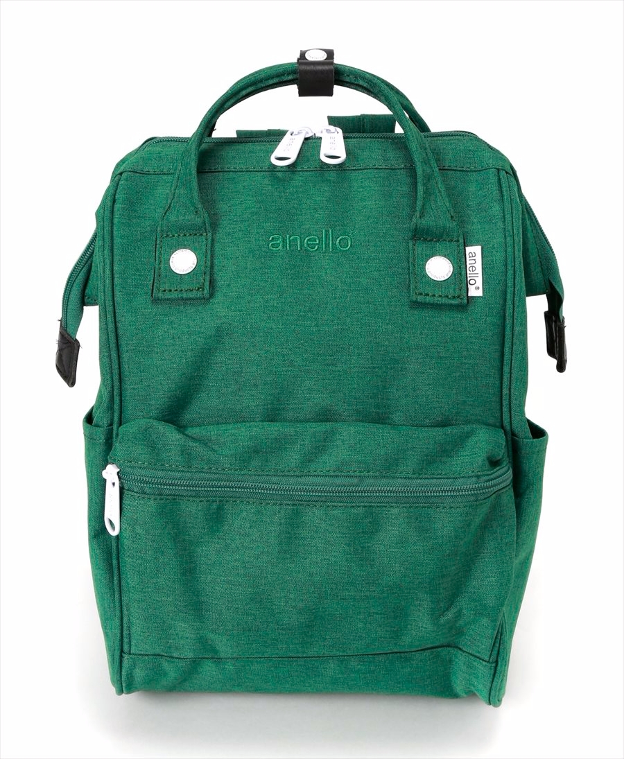 Products Anello Official Site Dense Mottled Polyester Hinged Clasp Mini Backpack